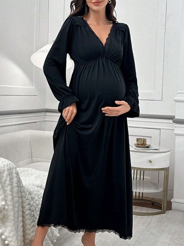 Elegantes umstandsnachthemd - elegantes,