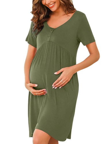 Ekouaer stillnachthemd damen - stillnachthemd,